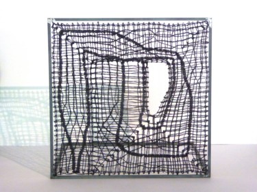 "'Moucharabieh'" başlıklı Tekstil Sanatı Bernadette Reginster tarafından, Orijinal sanat, Tekstil elyafı
