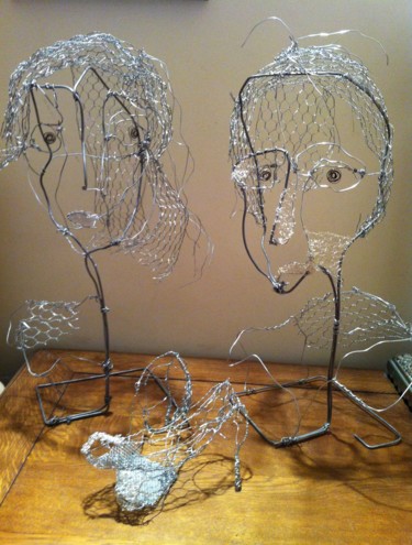 Escultura titulada "sculpture7.jpg" por Bernadette Wijas, Obra de arte original