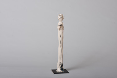 Sculpture titled "Gertrude E" by Bernadette Dagens, Original Artwork, Ceramics