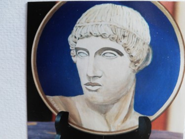 Peinture intitulée "Apollon" par Bernadette Huynen, Œuvre d'art originale, Huile
