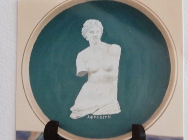 Aphrodite Peinture intitulée "Aphrodite" par Bernadette Huynen, Œuvre d'art originale, Huile