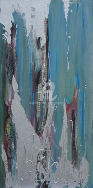 Pintura titulada "Censuré" por Bernadette Peylin, Obra de arte original, Acrílico Montado en Bastidor de camilla de madera