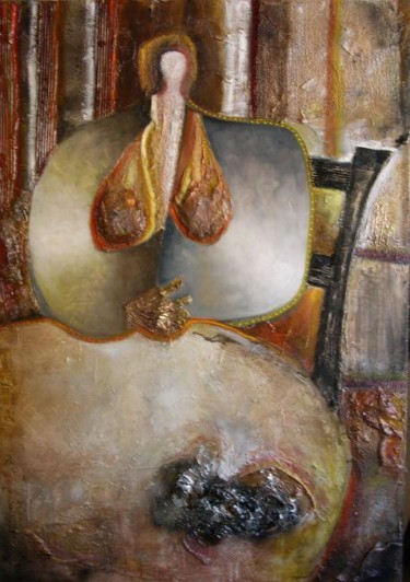 Painting titled "Lolotte et l'imperm…" by Bernard Alaux, Original Artwork