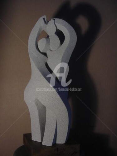 Sculpture intitulée "Couple enlacé" par Bernard Baltassat, Œuvre d'art originale