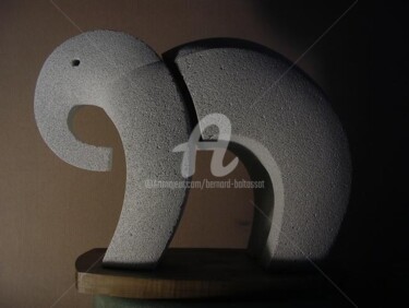 Sculpture intitulée "Elephant" par Bernard Baltassat, Œuvre d'art originale