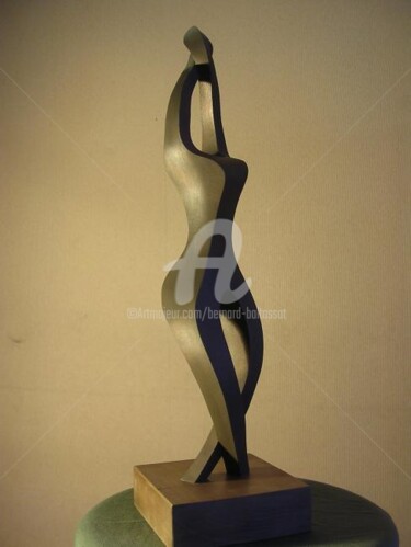 Sculpture titled "F(L)AMME" by Bernard Baltassat, Original Artwork