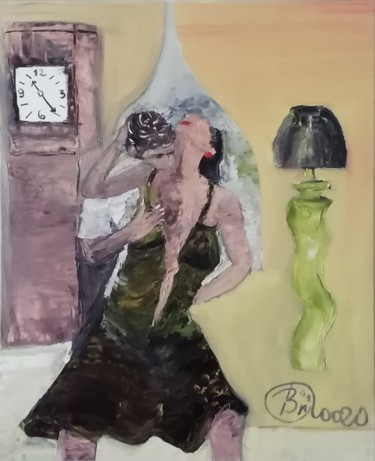 Peinture intitulée "11:20pm" par Bernard Beneito, Œuvre d'art originale, Huile