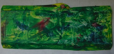 Peinture intitulée "b17 sans titre" par Bernard Waechter, Œuvre d'art originale, Huile