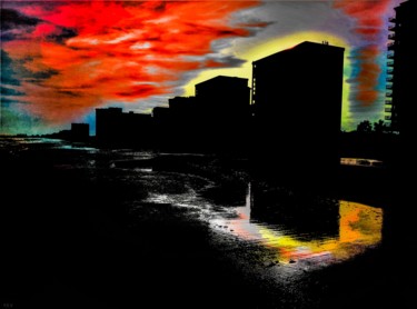 Fotografie mit dem Titel "Night life" von Bernard Best, Original-Kunstwerk, Digitale Fotografie