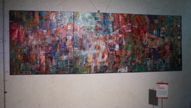 Painting titled "triptyque" by Bb, Original Artwork