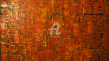 Malerei mit dem Titel "orange 1" von Bb, Original-Kunstwerk