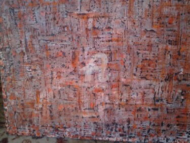 Peinture intitulée "Orange noire" par Bb, Œuvre d'art originale