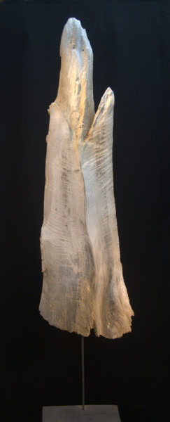 Sculpture intitulée "Le Petit Fantome" par Bernard Chenu, Œuvre d'art originale, Bois