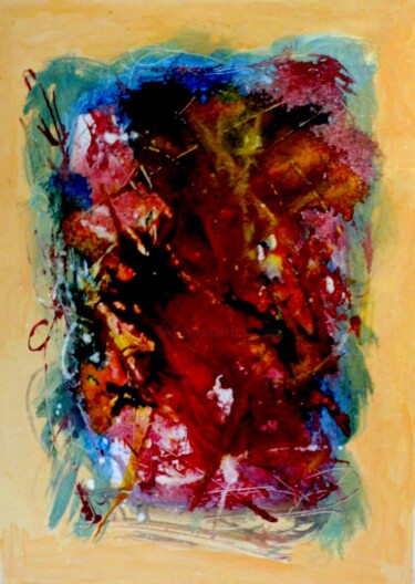 Pintura titulada "que-des-couleurs-40…" por Bernard Courtalon (courtaloni), Obra de arte original, Tinta