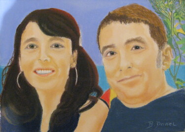 Pintura intitulada "Couple  N°  23a" por Bernard Danel, Obras de arte originais, Outro