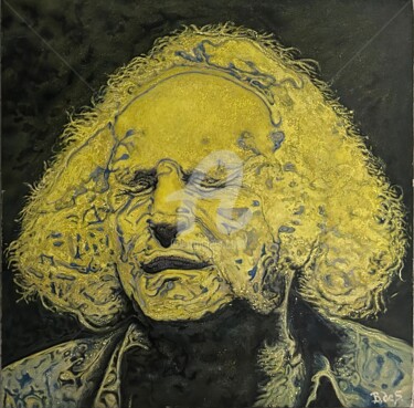 Painting titled "Léo Ferré" by Bernard De Souzy, Original Artwork, Oil