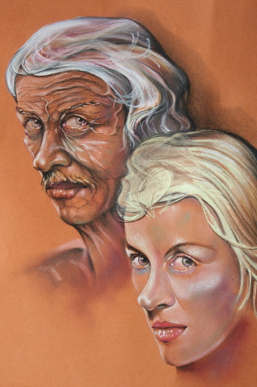 Desenho intitulada "Ressemblances, diss…" por Bernard Domange, Obras de arte originais, Lápis