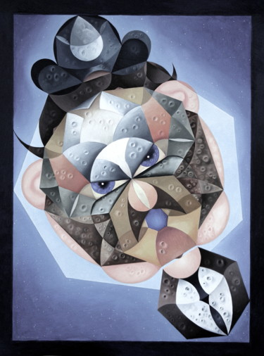 Révolte 2020: une erreur dans le cosmos ... Peinture intitulée "Révolte 2020: une e…" par Bernard Domange, Œuvre d'art originale, Huile