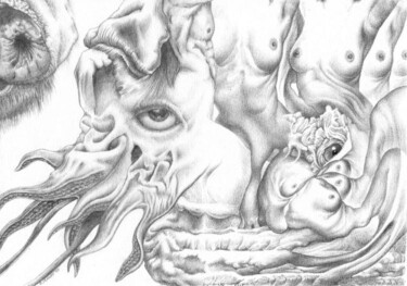Drawing titled "Exquisite corpse 00…" by Bernard Dumaine, Original Artwork, Other