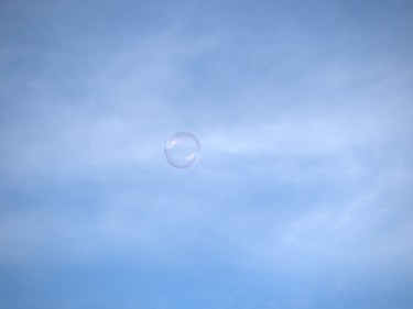 Photographie intitulée "Bulle de liberté" par Bernard Fournet, Œuvre d'art originale, Photographie numérique