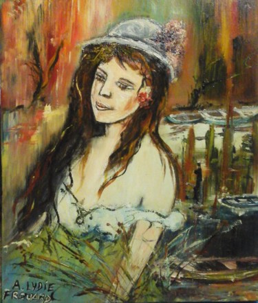 Peinture intitulée "MARY LA FILLE DU PÉ…" par Sam De Beauregard, Œuvre d'art originale, Huile