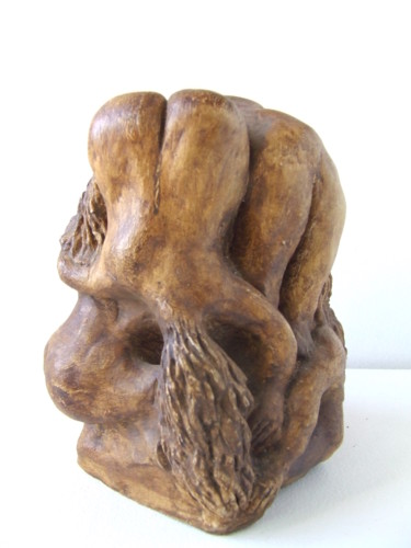 Sculptuur getiteld "LE ROCHER AUX SIRÈN…" door Sam De Beauregard, Origineel Kunstwerk, Plastic