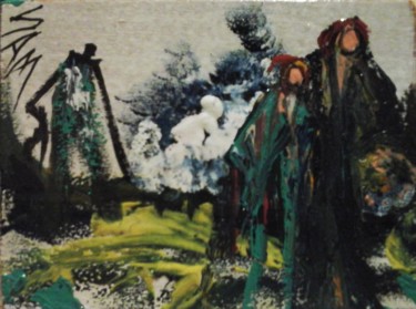 "CE GÉANT AUX GRANDS…" başlıklı Tablo Sam De Beauregard tarafından, Orijinal sanat, Guaş boya