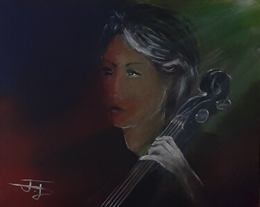 Schilderij getiteld "classique musique (…" door Bernard Jolly, Origineel Kunstwerk, Acryl