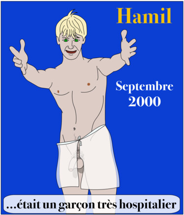 Artes digitais intitulada "Hamil (sept 2000)" por Bernard Leboeuf, Obras de arte originais, Trabalho Digital 2D
