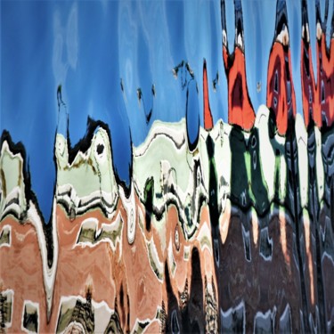 Fotografia zatytułowany „Reflection # 8  BUR…” autorstwa Bernard Levy, Oryginalna praca, Fotografia cyfrowa