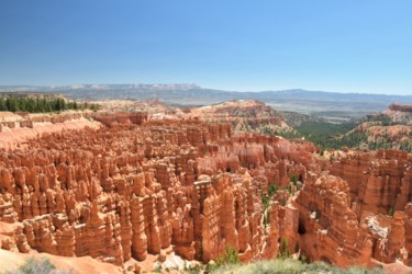 Fotografie mit dem Titel "Bryce Canyon, Utah" von Bernard Levy, Original-Kunstwerk, Digitale Fotografie Auf Aluminium montie…