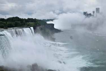 Fotografia intitolato "Niagara falls" da Bernard Levy, Opera d'arte originale, Fotografia digitale