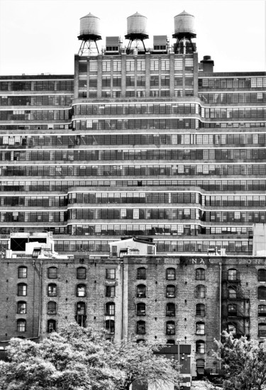 Fotografia intitulada "from the High Line,…" por Bernard Levy, Obras de arte originais, Fotografia digital