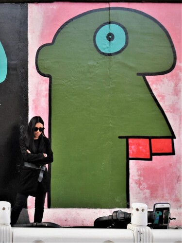Фотография под названием "le Mur de Berlin #01" - Bernard Levy, Подлинное произведение искусства, Цифровая фотография