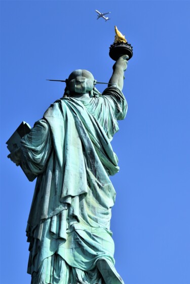 Fotografia intitolato "la statue de la lib…" da Bernard Levy, Opera d'arte originale, Fotografia digitale