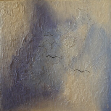 Malerei mit dem Titel "l'envol" von Bernard Martin, Original-Kunstwerk, Acryl