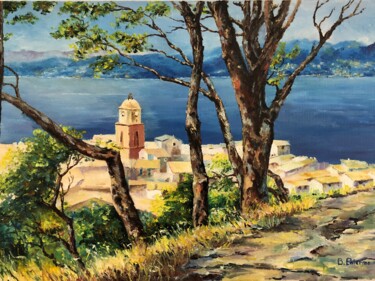 Painting titled "Saint Tropez" by Bernard Palermo, Original Artwork, Oil