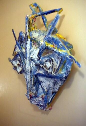 Sculpture titled "masque 3A" by Bernard Peyroles, Original Artwork