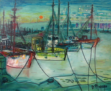 Malerei mit dem Titel "H100F20 Lumière du…" von Bernard Pineau, Original-Kunstwerk, Öl