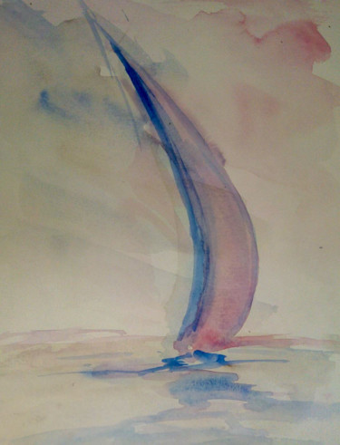 Peinture intitulée "aquarelle-16-edited…" par Bernard Relecom, Œuvre d'art originale, Aquarelle