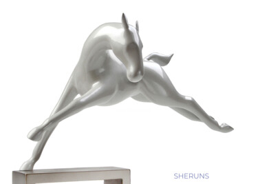 Scultura intitolato "Sheruns" da Bernard Rives, Opera d'arte originale, Argilla polimerica