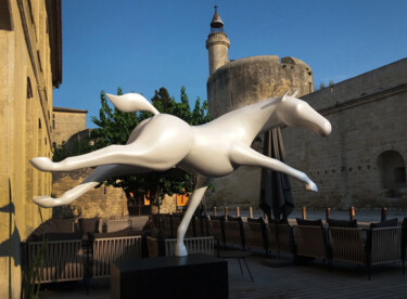 Скульптура под названием "HERUNS xxl" - Bernard Rives, Подлинное произведение искусства, Смола