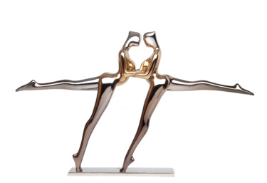 Скульптура под названием "Pas de deux" - Bernard Rives, Подлинное произведение искусства, Смола