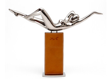 Скульптура под названием "Hamac" - Bernard Rives, Подлинное произведение искусства, Нержавеющая сталь