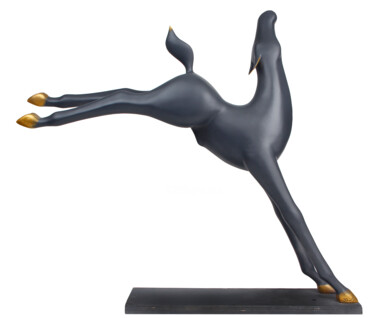 Скульптура под названием "ARIÓN" - Bernard Rives, Подлинное произведение искусства, Алюминий