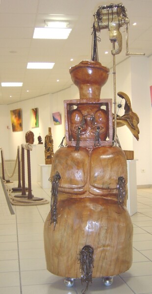 Sculpture intitulée "Réification" par Bernard Sabathé, Œuvre d'art originale, Bois