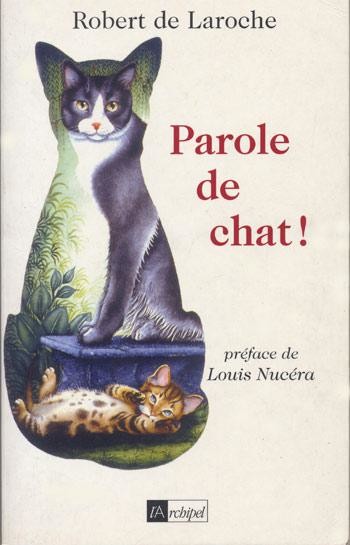 Painting titled "Parole de Chat" by Bernard Vercruyce, Original Artwork, Oil