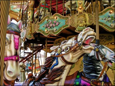 Photographie intitulée "Carrousel de Montma…" par Bernard Fosse, Œuvre d'art originale