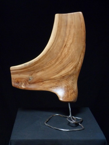 Скульптура под названием "Galia" - Bernard Geoffroy, Подлинное произведение искусства, Дерево