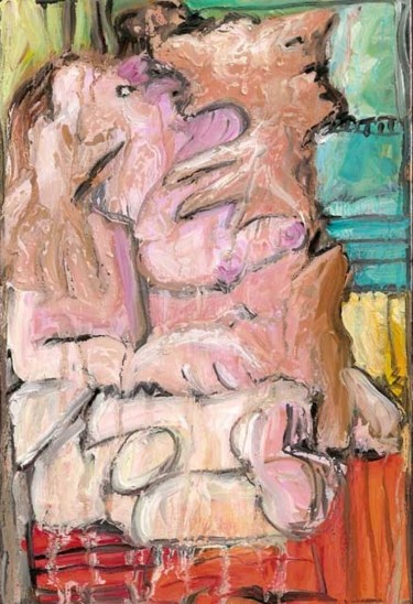 Peinture intitulée "QUAND ON PEUT MÊME…" par Virgile Bernardi, Œuvre d'art originale, Huile